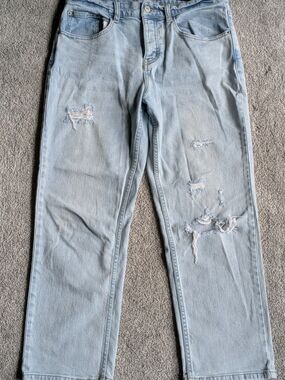 UNIONBAY Women’s Light Blue Boyfriend Jeans - Distressed